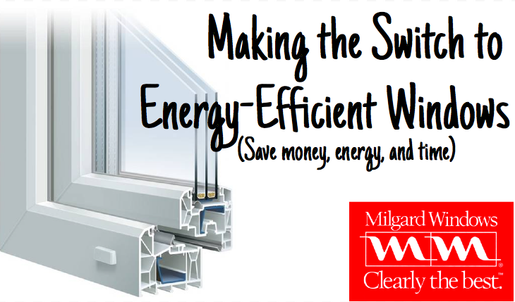 Making the Switch to Energy Efficient Windows graphic