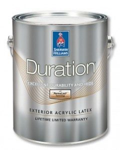 Sherwin Williams Duration paint can